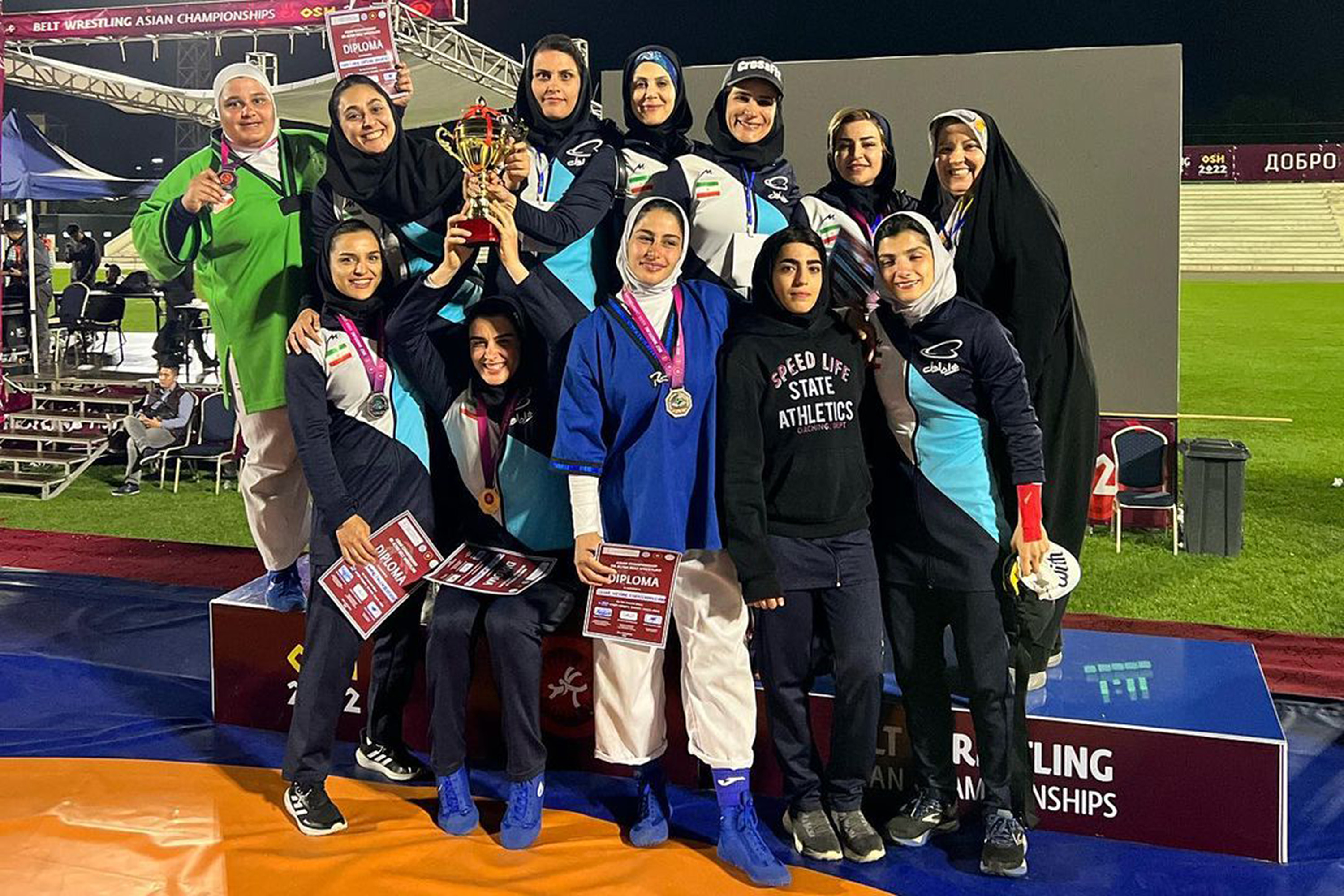 İran Kadınlar Milli Alış Takımı Asya şampiyonu oldu
